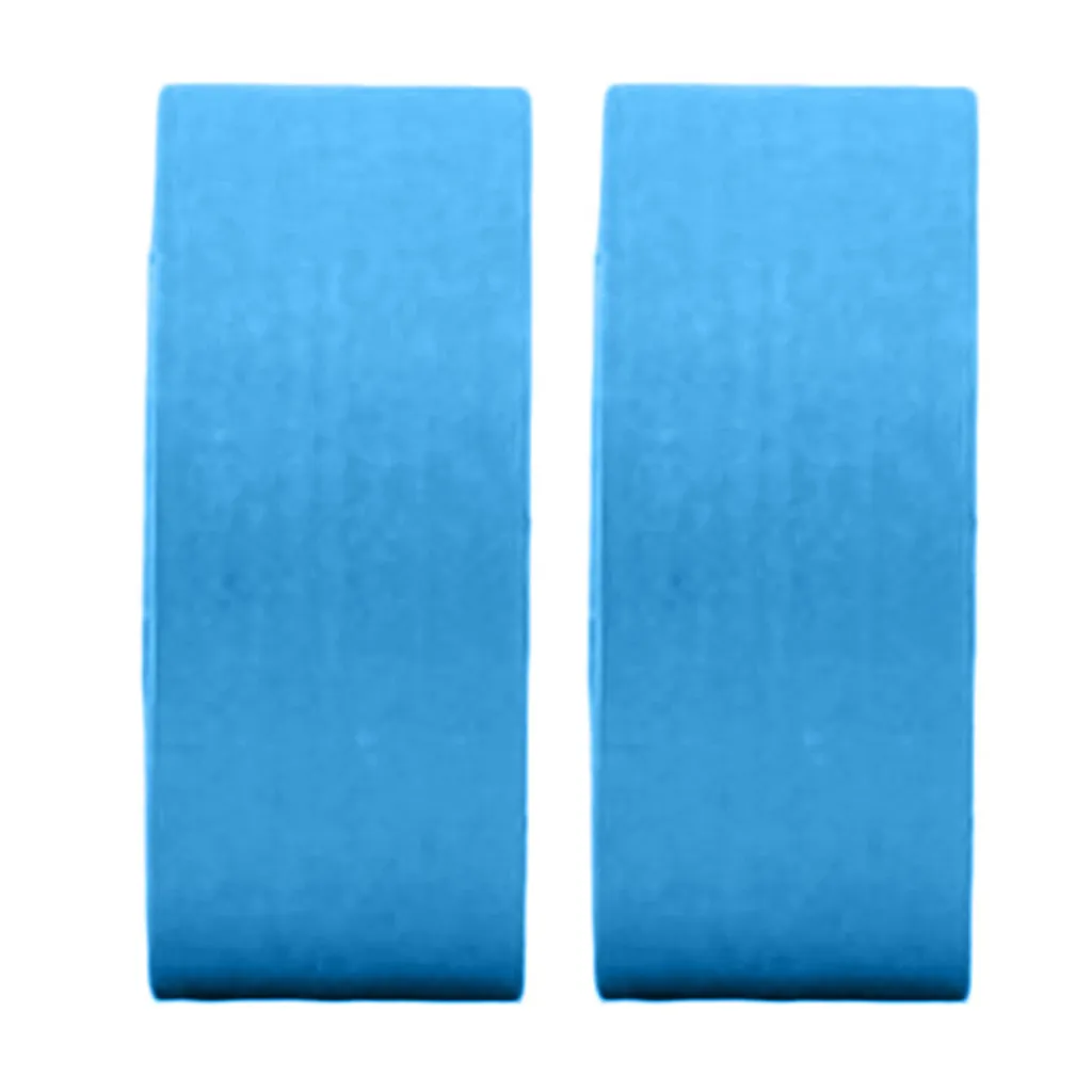 2 Roll Washi Tape Set Leicht zu reißen flacellos nicht verletzen Wandkunstmalerei Lackierungspapier Klebeband-Blau ,Größen:3cm
